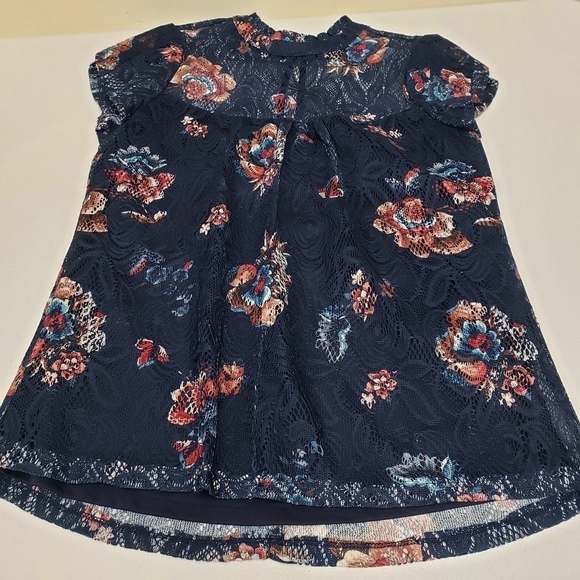 Soul Sanctuary Womens Floral Lace Top Size Medium - Picture 7 of 7